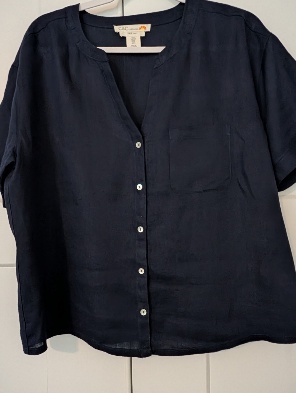 C&C California 100% Linen Size L